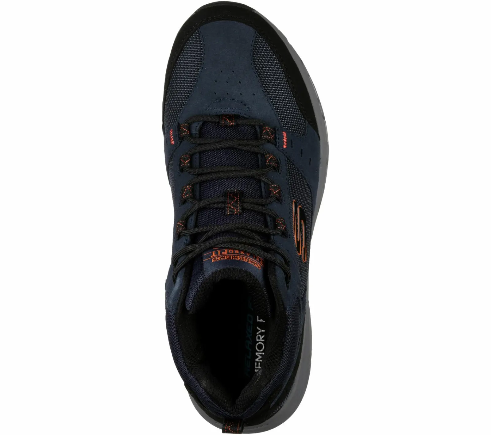 Sapatos Com Atacadores|Botas-SKECHERS Relaxed Fit: Oak Canyon - Ironhide NAVY / LARANJA