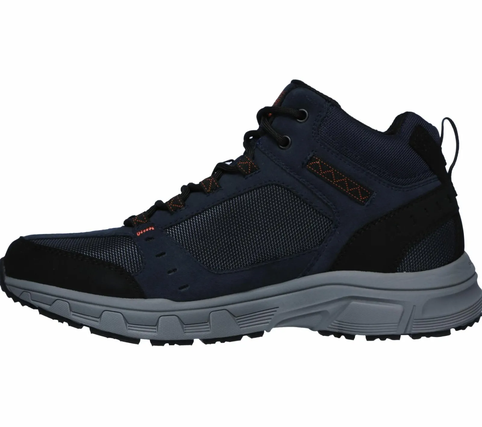 Sapatos Com Atacadores|Botas-SKECHERS Relaxed Fit: Oak Canyon - Ironhide NAVY / LARANJA