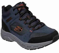 Sapatos Com Atacadores|Botas-SKECHERS Relaxed Fit: Oak Canyon - Ironhide NAVY / LARANJA