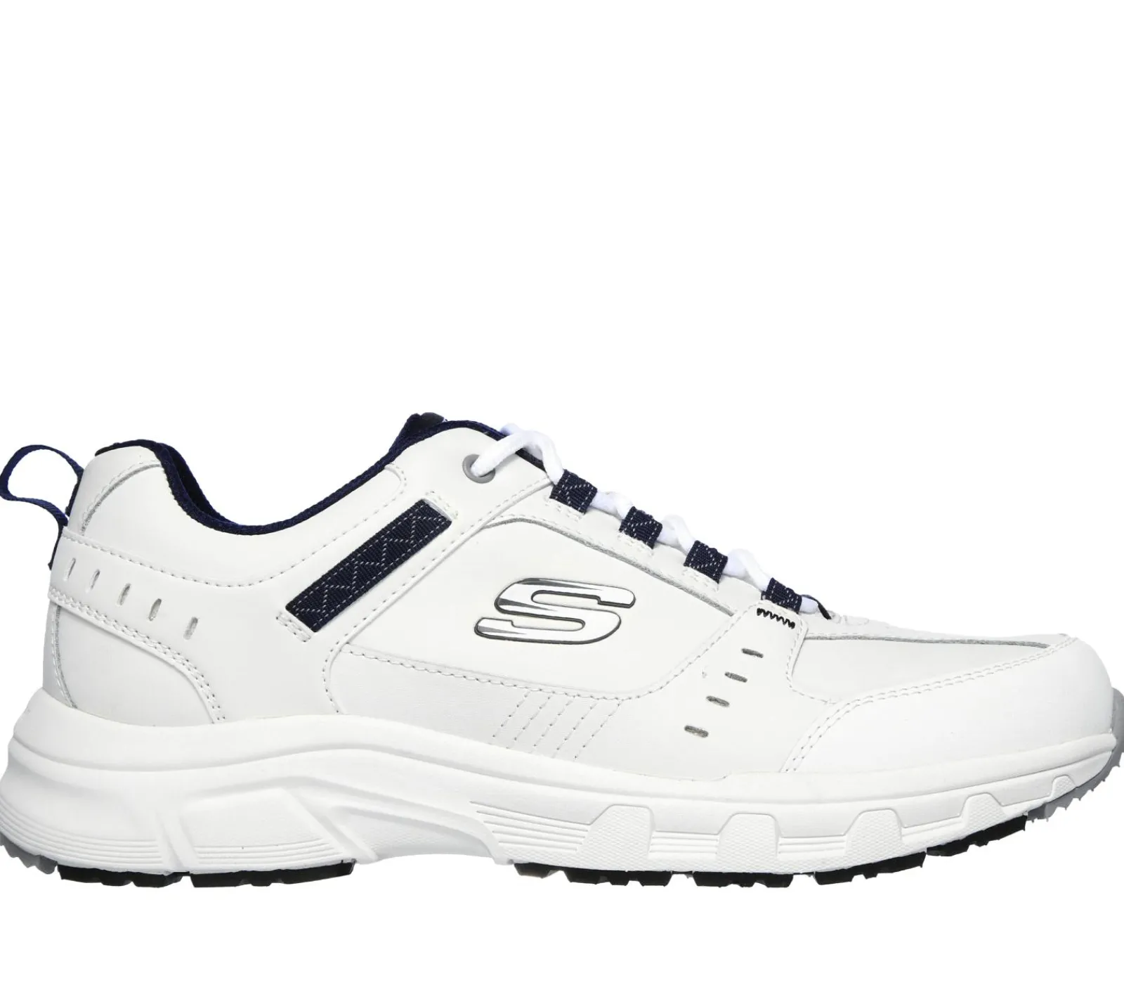 Sapatilhas-SKECHERS Relaxed Fit: Oak Canyon - Redwick BRANCO / NAVY