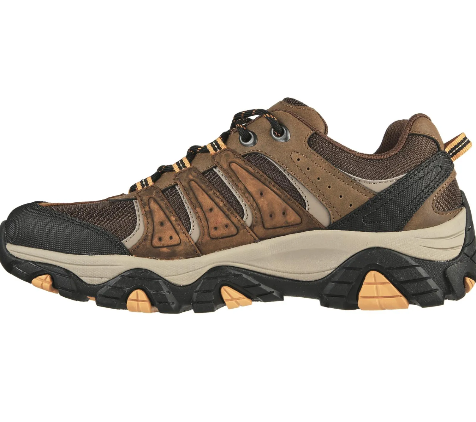 Sapatos Com Atacadores|Sapatilhas-SKECHERS Relaxed Fit: Pine Trail - Kordova CASTANHO