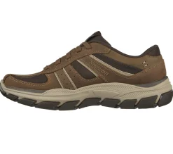Sapatos Com Atacadores-SKECHERS Relaxed Fit: Respected - Edgemere CASTANHO DESERTO