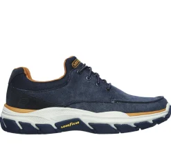 Sapatos Em Tela|Sapato De Vela-SKECHERS Relaxed Fit: Respected - Loleto NAVY