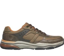 Sapatos Com Atacadores-SKECHERS Relaxed Fit: Romago - Elmen CASTANHO