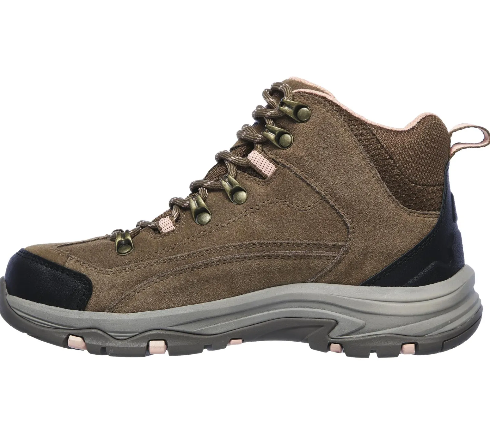 Com Atacadores|Botas-SKECHERS Relaxed Fit: Trego - Alpine Trail CASTANHO / CAMEL