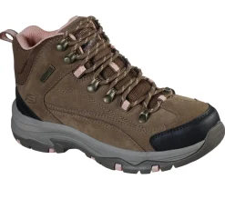 Com Atacadores|Botas-SKECHERS Relaxed Fit: Trego - Alpine Trail CASTANHO / CAMEL