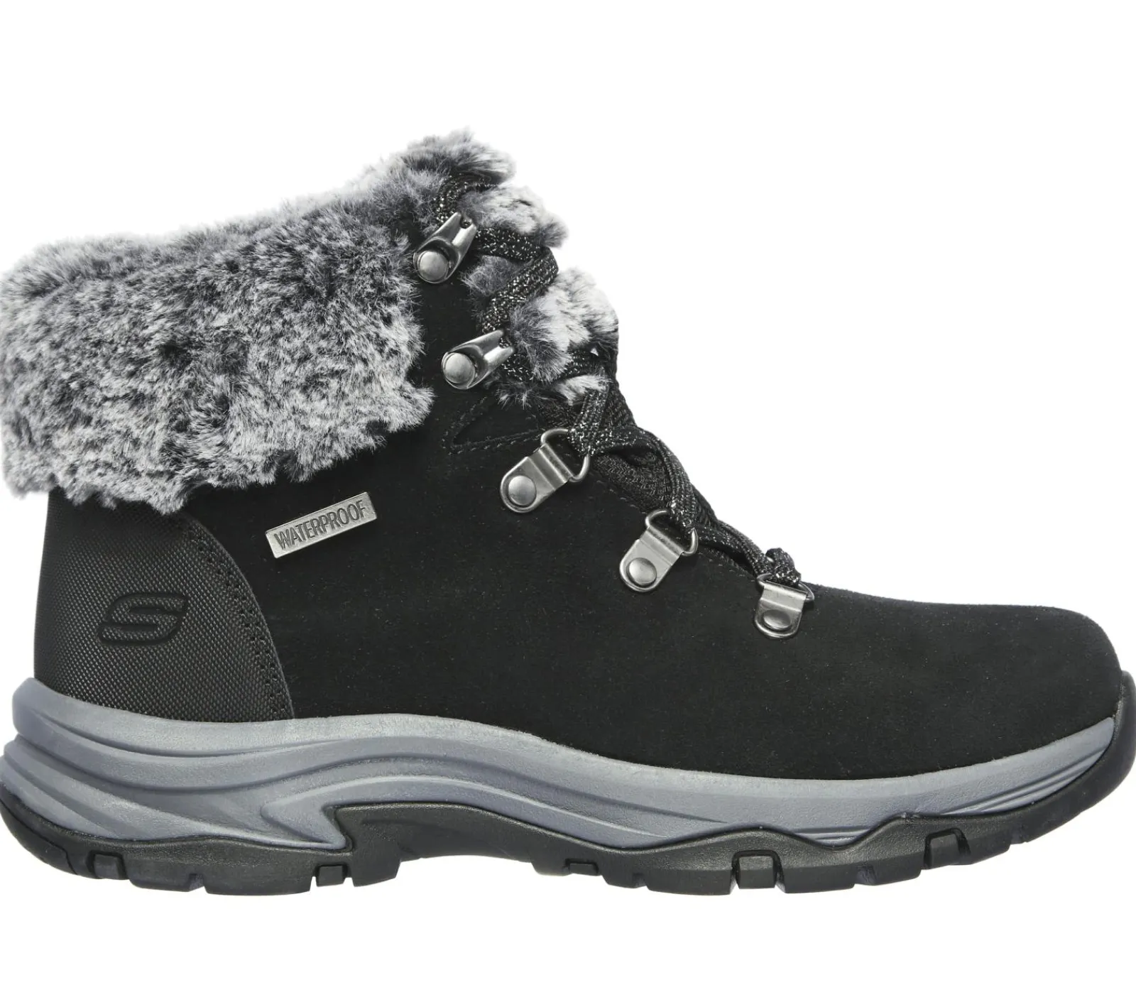 Botas-SKECHERS Relaxed Fit: Trego - Falls Finest PRETO