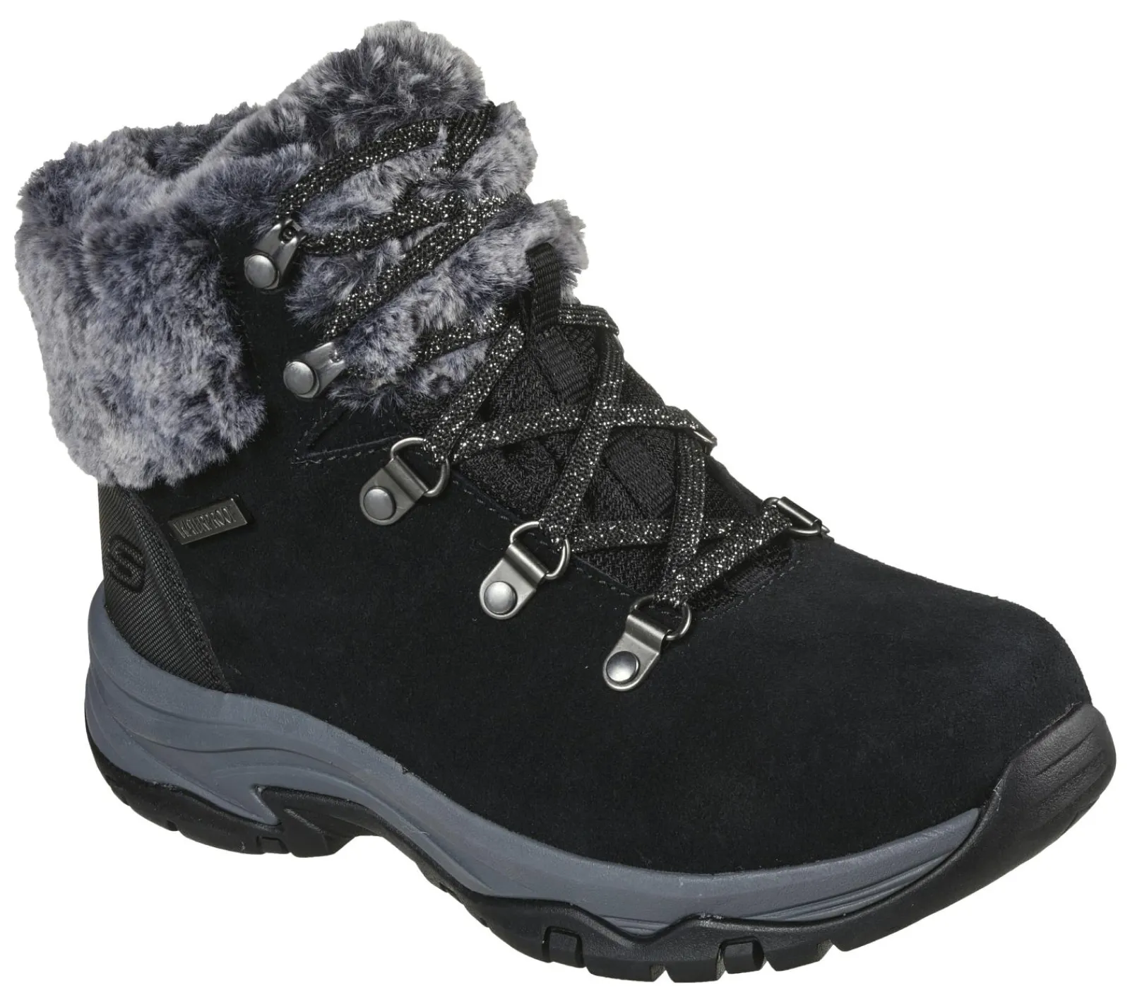 Botas-SKECHERS Relaxed Fit: Trego - Falls Finest PRETO
