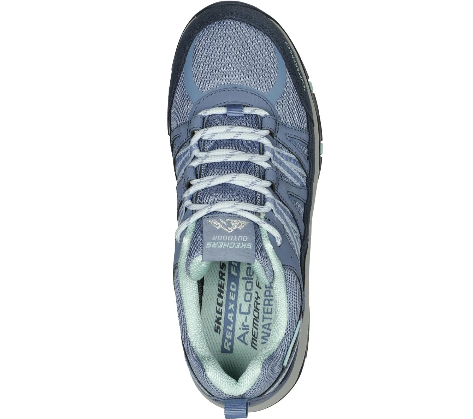 Com Atacadores-SKECHERS Relaxed Fit: Trego - Lookout Point CINZENTO
