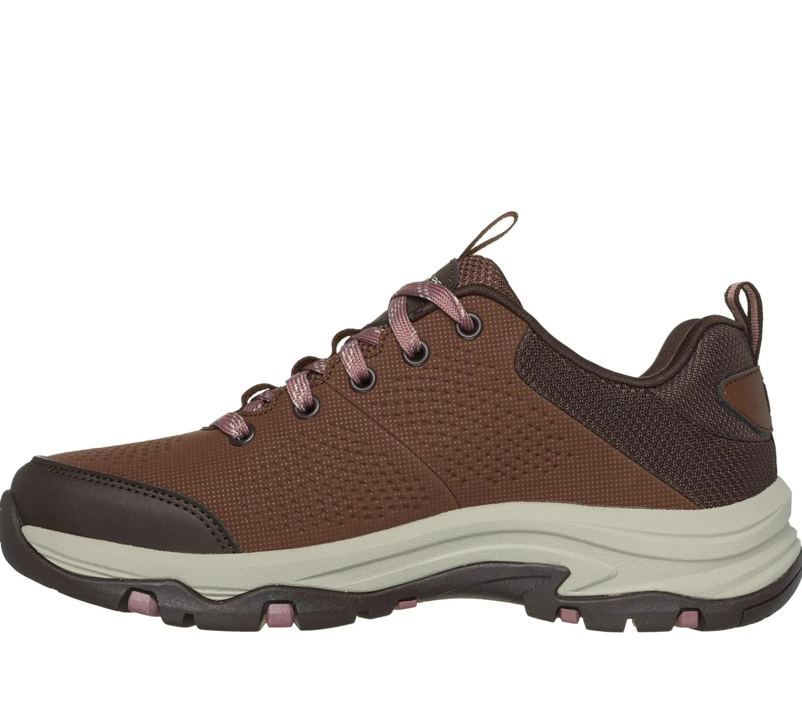 Com Atacadores|Sapatilhas-SKECHERS Relaxed Fit: Trego - Trail Destiny CAMEL / CASTANHO