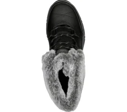 Com Atacadores|Botas-SKECHERS Relaxed Fit: Trego - Winter Feelings PRETO