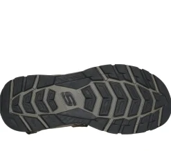 Sandálias-SKECHERS Relaxed Fit: Tresmen - Garo CHOCOLATE