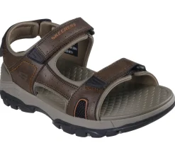 Sandálias-SKECHERS Relaxed Fit: Tresmen - Hirano CASTANHO