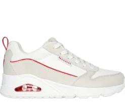 Com Atacadores|Sapatilhas Casuais-SKECHERS Ricardo Cavolo: Uno - Flaming Love BRANCO / NATURAL
