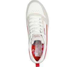 Com Atacadores|Sapatilhas Casuais-SKECHERS Ricardo Cavolo: Uno - Flaming Love BRANCO / NATURAL
