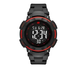 Relógios|Acessórios-SKECHERS Ruhland Watch PRETO / VERMELHO