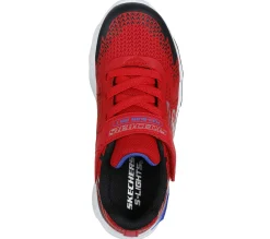 Calçado Sem Atacadores|Luzes-SKECHERS S Lights: Flex-Glow Bolt VERMELHO / PRETO