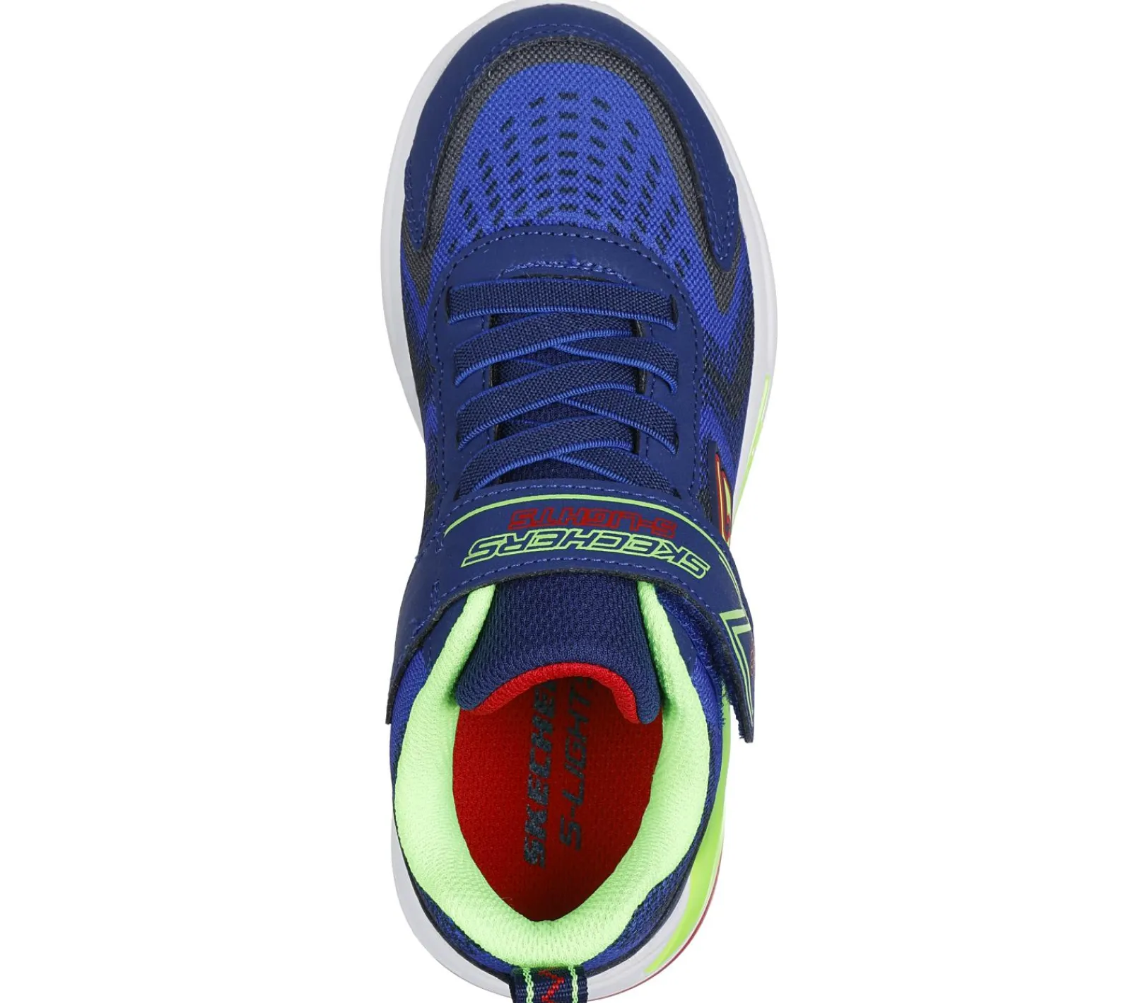 Calçado Sem Atacadores|Luzes-SKECHERS S Lights: Tri-Namics NAVY / LIMA