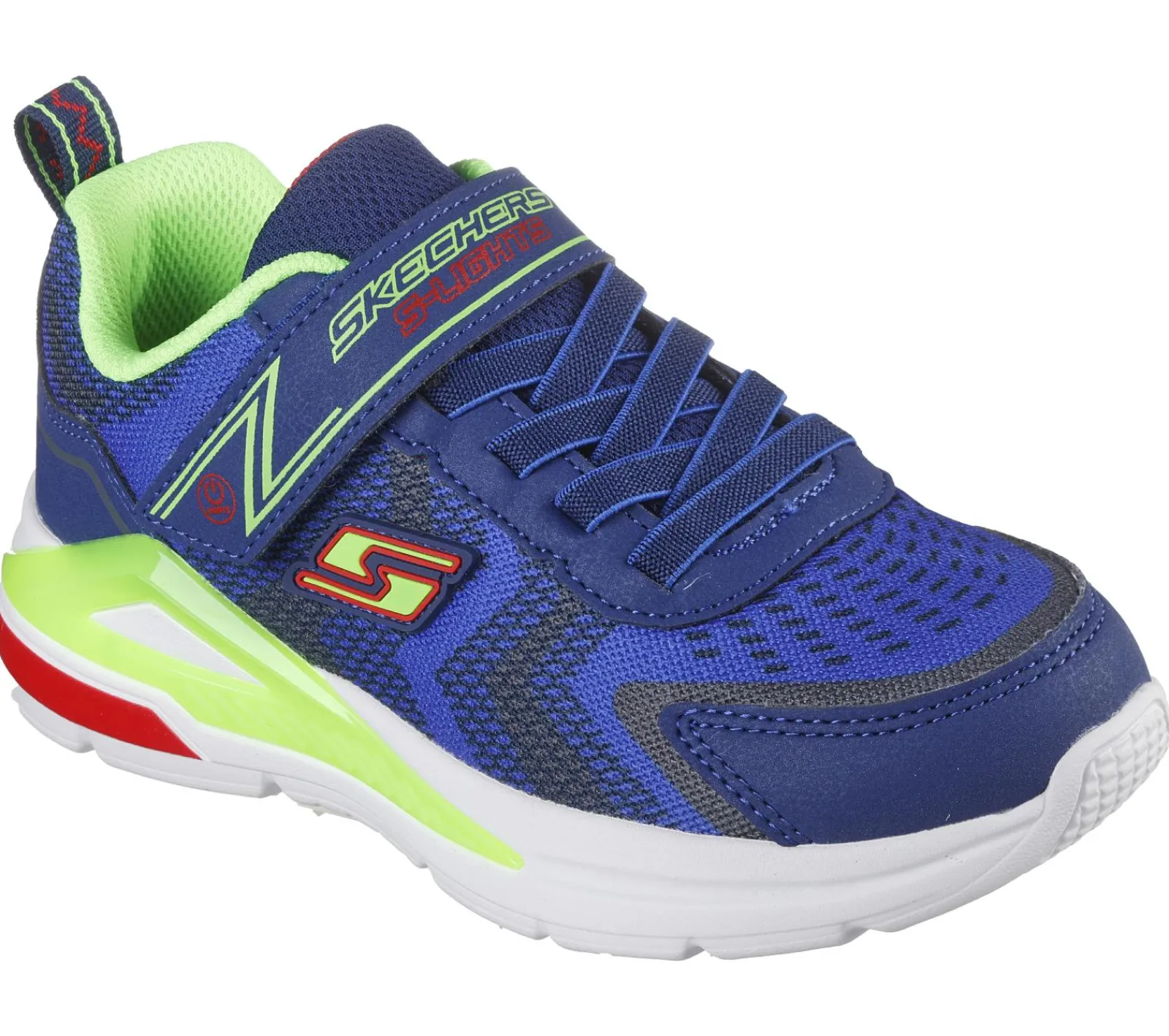 Calçado Sem Atacadores|Luzes-SKECHERS S Lights: Tri-Namics NAVY / LIMA