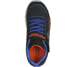 Calçado Sem Atacadores|Luzes-SKECHERS S Lights: Vortex 2.0 - Zorento PRETO / AZUL / LARANJA