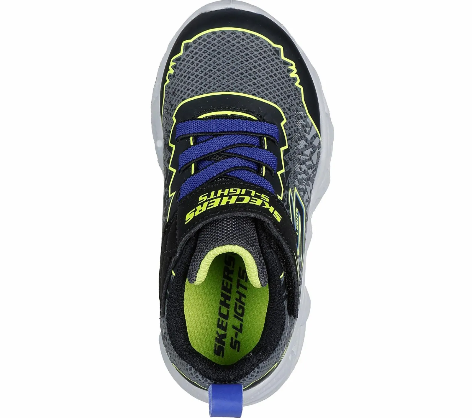 Calçado Sem Atacadores|Luzes-SKECHERS S Lights: Vortex 2.0 - Zorento PRETO / AMARELO
