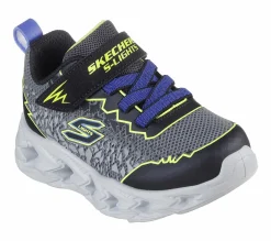 Calçado Sem Atacadores|Luzes-SKECHERS S Lights: Vortex 2.0 - Zorento PRETO / AMARELO