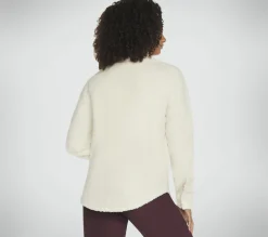 Partes De Cima|Partes De Cima-SKECHERS Sherpa Shacket CARMIN / BRANCO