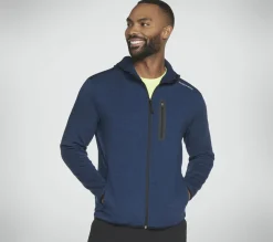 Partes De Cima|Partes De Cima-SKECHERS Skech Cloud Thermal Full Zip Hoodie ROYAL