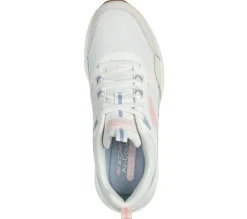 Com Atacadores|Sapatilhas Casuais-SKECHERS Skech-Air Court - Retro Avenue BRANCO SUJO