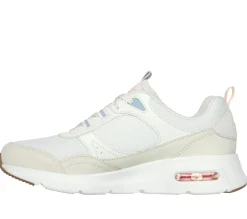 Com Atacadores|Sapatilhas Casuais-SKECHERS Skech-Air Court - Retro Avenue BRANCO SUJO