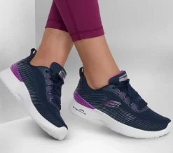 Com Atacadores|Sapatilhas-SKECHERS Skech-Air Dynamight - Luminosity NAVY / ROXO