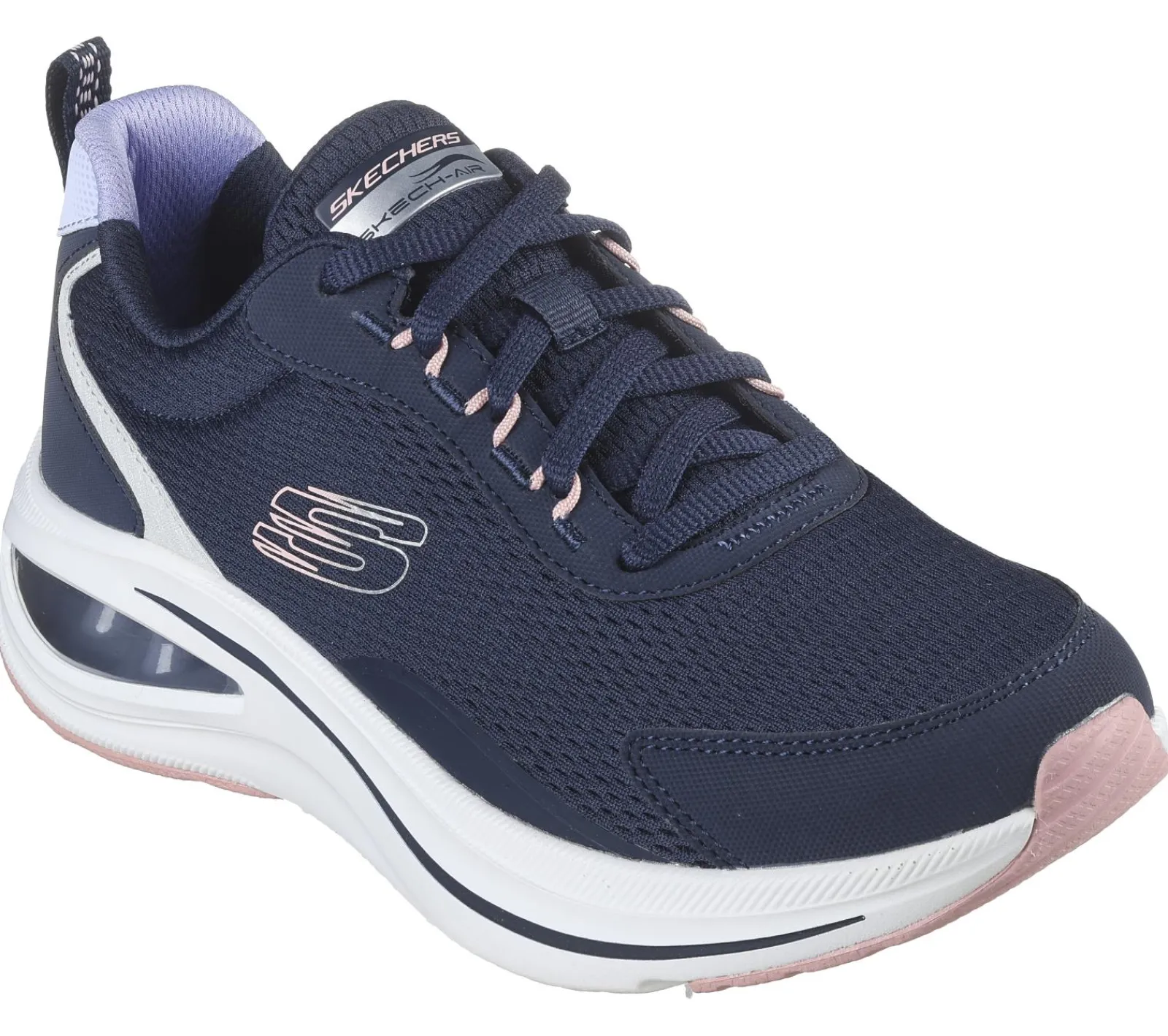 Com Atacadores|Sapatilhas Casuais-SKECHERS Skech-Air Meta NAVY / MULTICOR