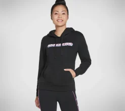 Partes De Cima|Partes De Cima-SKECHERS Apparel Block Heritage Pullover Hoodie PRETO