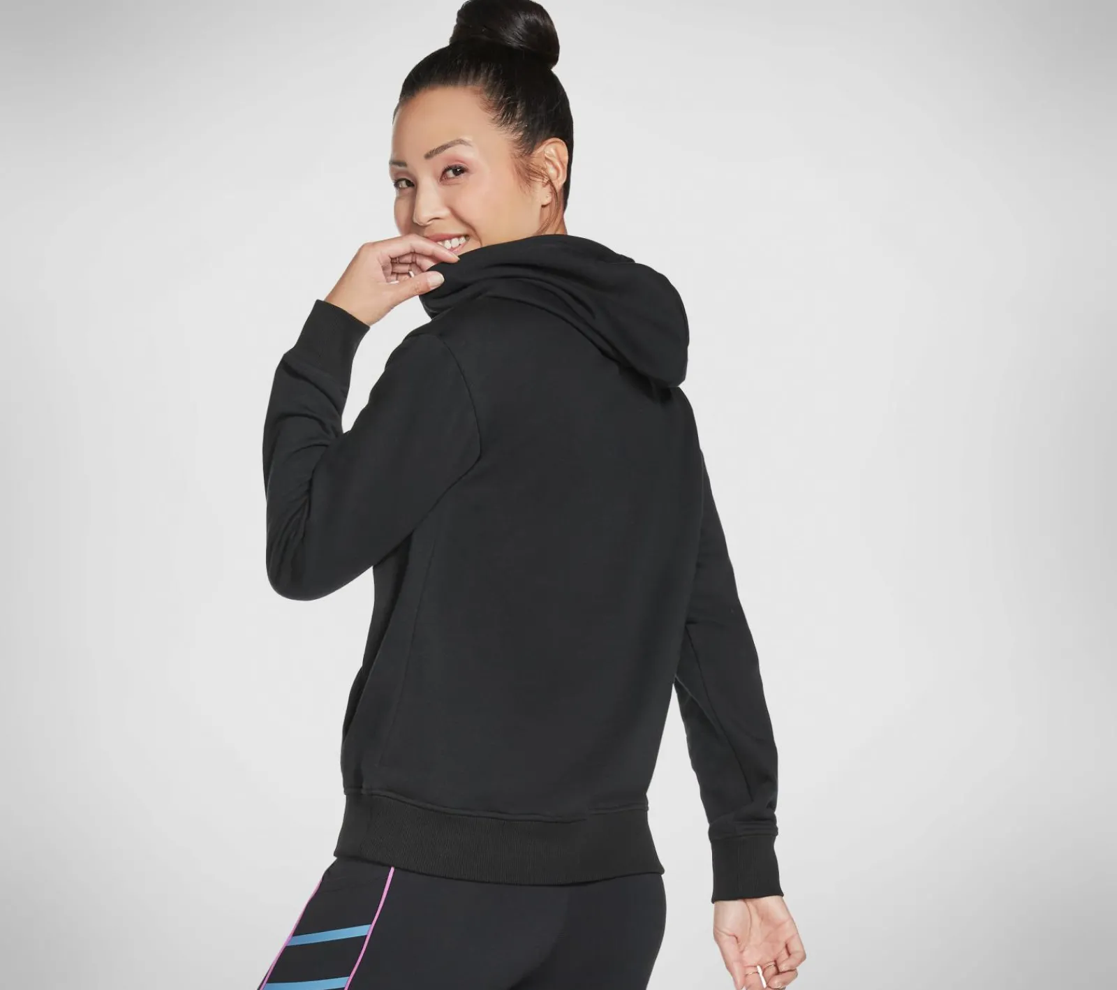 Partes De Cima|Partes De Cima-SKECHERS Apparel Block Heritage Pullover Hoodie PRETO