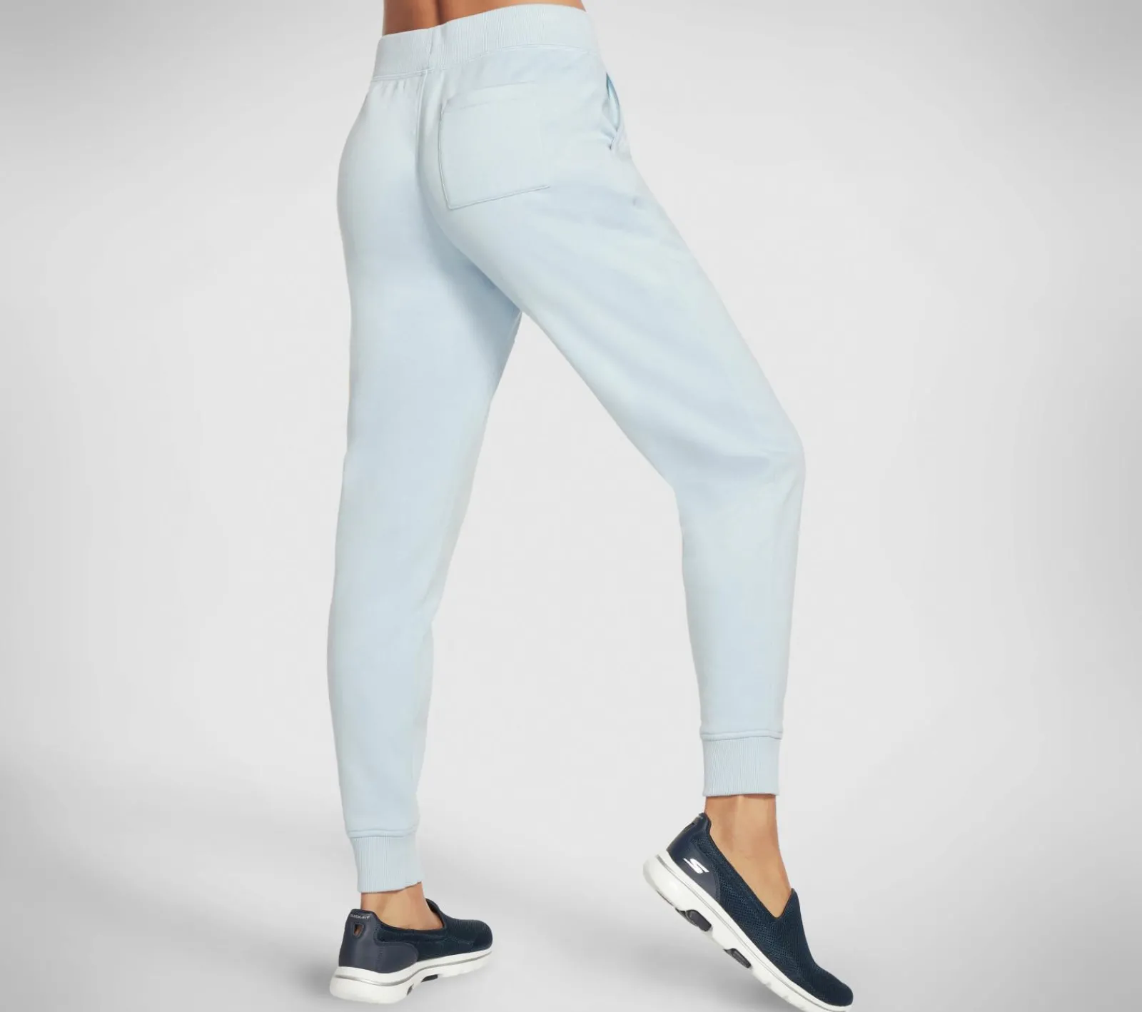 Calças|Partes De Baixo-SKECHERS Apparel Diamond Jogger Pant BLUE / POWDER BLUE