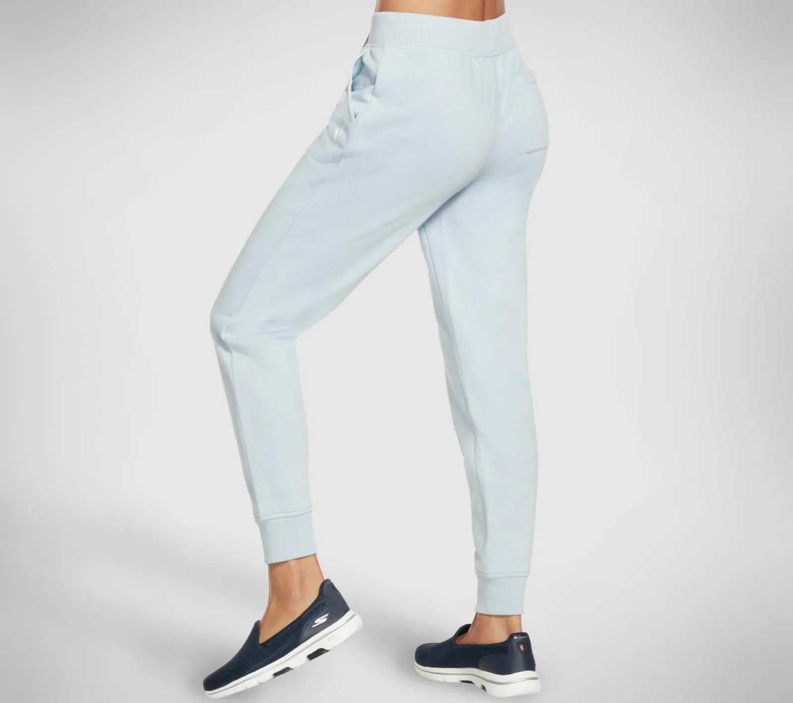 Calças|Partes De Baixo-SKECHERS Apparel Diamond Jogger Pant BLUE / POWDER BLUE