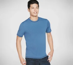Partes De Cima|Partes De Cima-SKECHERS Apparel Kinetic Tee Shirt AZUL