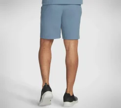 Calças|Partes De Baixo-SKECHERS Apparel Movement 7 Inch Short II AZUL / CINZENTO