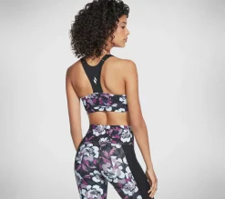 Partes De Cima|Partes De Cima-SKECHERS Apparel Orchid Bloom Zip Bra PRETO / MULTICOR