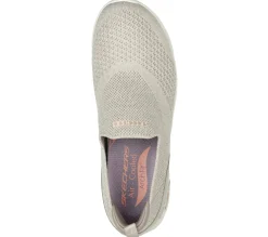 Calçado Sem Atacadores|Sapatilhas Casuais-SKECHERS Arch Fit Refine - Don't Go TAUPE