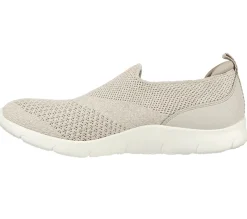 Calçado Sem Atacadores|Sapatilhas Casuais-SKECHERS Arch Fit Refine - Don't Go TAUPE