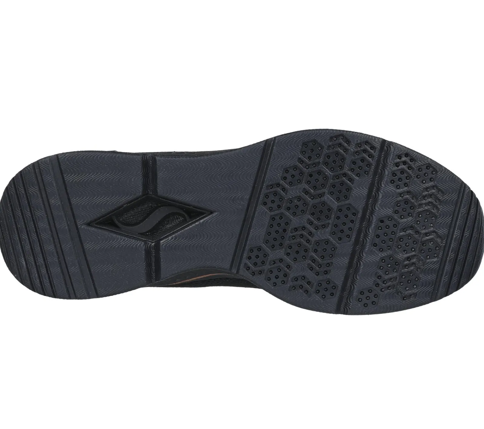 Com Atacadores|Calçado Sem Atacadores-SKECHERS Arch Fit S-Miles - Sonrisas PRETO