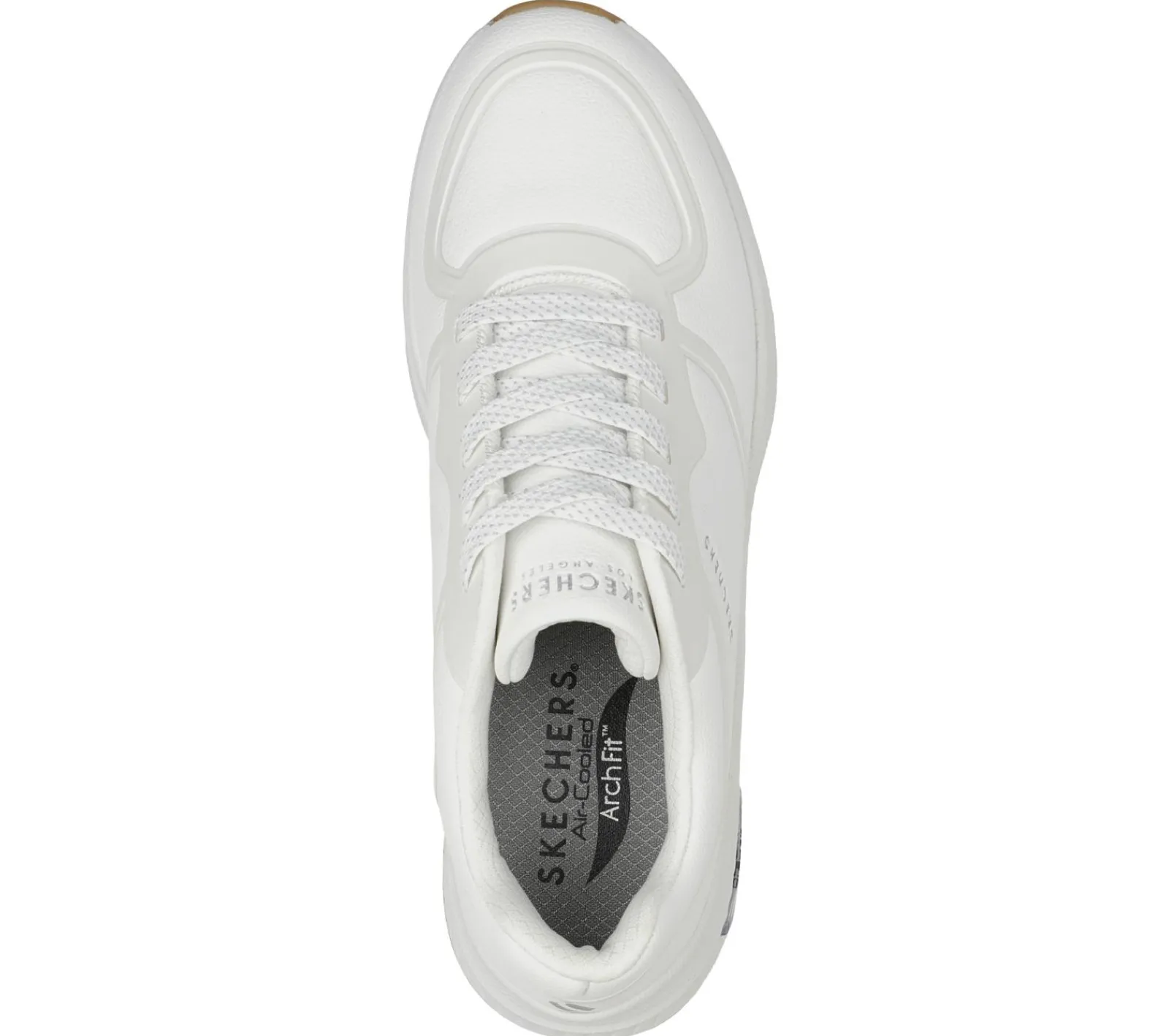 Com Atacadores|Sapatilhas Casuais-SKECHERS Arch Fit S-Miles - Mile Makers BRANCO