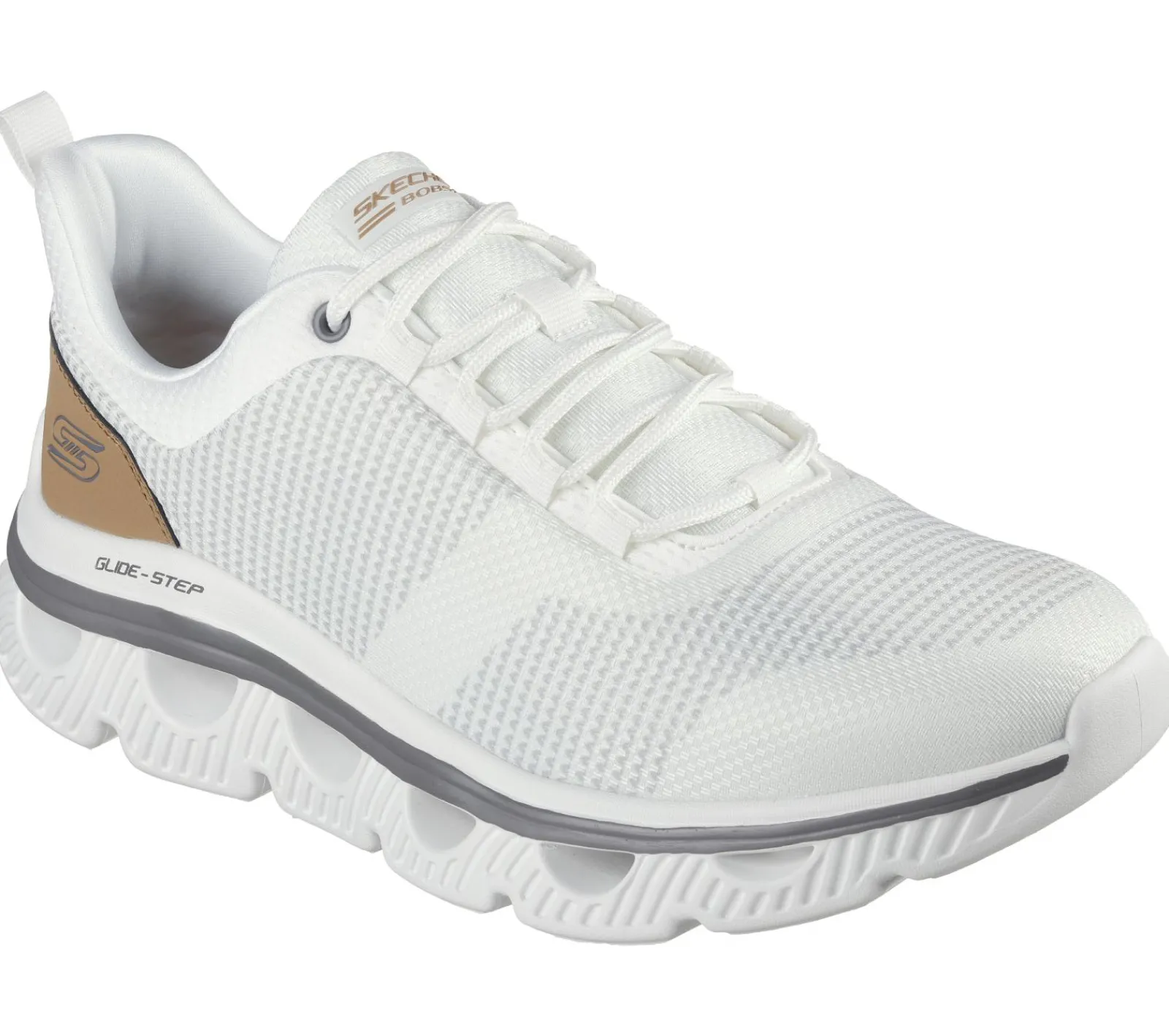 Sapatos Com Atacadores|Sapatilhas-SKECHERS BOBS Sport Arc Waves - Slick Move BRANCO SUJO