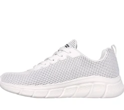 Com Atacadores|Sapatilhas Casuais-SKECHERS BOBS Sport B Flex - Visionary Essence BRANCO