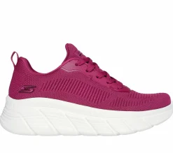Com Atacadores|Sapatilhas-SKECHERS BOBS Sport B Flex Hi - Flying HI FUCSIA