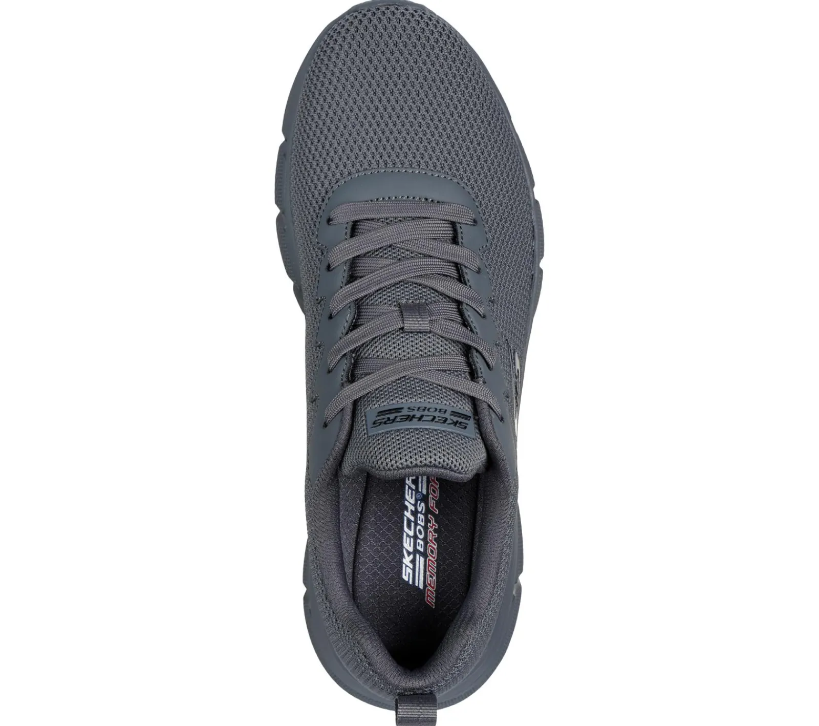 Sapatilhas|Com Atacadores-SKECHERS BOBS Sport B Flex - Chill Edge CINZENTO ESCURO