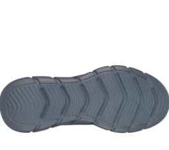 Sapatilhas|Com Atacadores-SKECHERS BOBS Sport B Flex - Chill Edge CINZENTO ESCURO