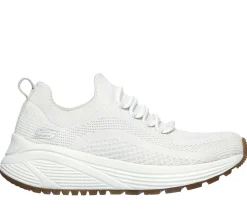 Calçado Sem Atacadores|Sapatilhas Casuais-SKECHERS BOBS Sport Sparrow 2.0 - Allegiance Crew BRANCO SUJO