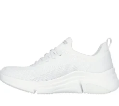 Calçado Sem Atacadores|Sapatilhas Casuais-SKECHERS BOBS Sport Sparrow Flex - Instant Clout BRANCO